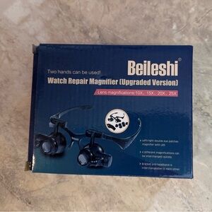 Beileshi Watch Jewelry Repair Magnifier Glasses NWT